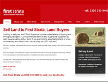 Tablet Screenshot of firststrata.co.uk